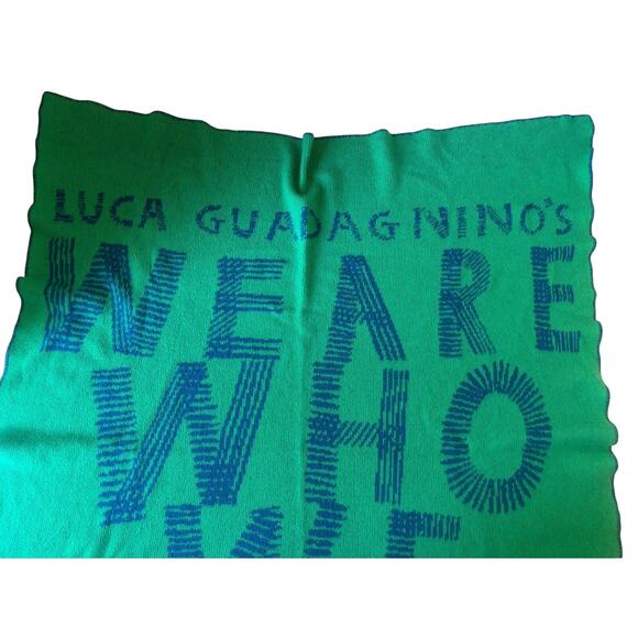 Rare Promo WRWWR Guadagnino Crew Gift Cashmere Throw Blanket Italy SMT 62 x 65 - Picture 6 of 6